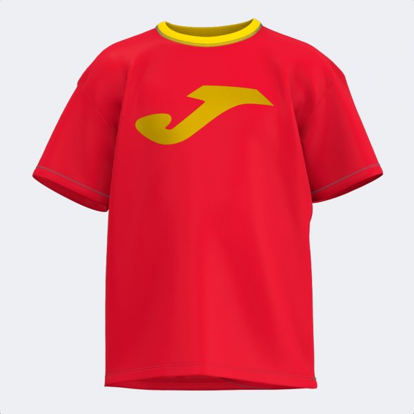Μπλούζα πόλο JOMA KIDS SHORT SLEEVE T-SHIRT κόκκινο