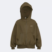 Φούτερ JOMA KIDS ZIP-UP HOODIE καφέ