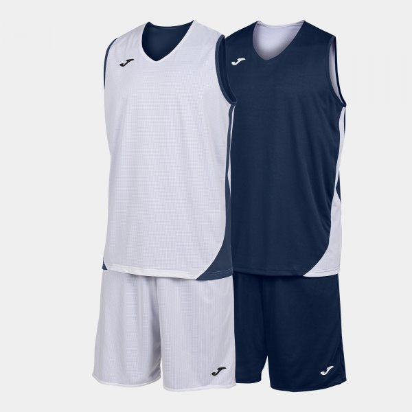 Μπασκετικό σετ KANSAS TWO-PIECE SET ναυτικό μπλε λευκό