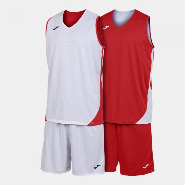 Μπασκετικό σετ KANSAS TWO-PIECE SET κόκκινο λευκό