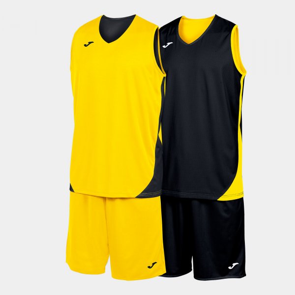 Μπασκετικό σετ KANSAS TWO-PIECE SET κίτρινο μαύρο