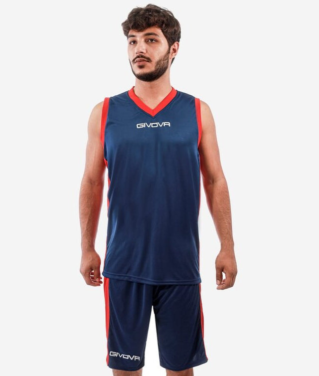 Μπασκετικό σετ KIT POWER μπλε-κόκκινο