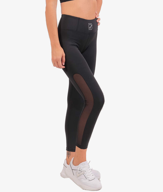 Παντελόνι για τρέξιμο LEGGINGS MOON μαύρο