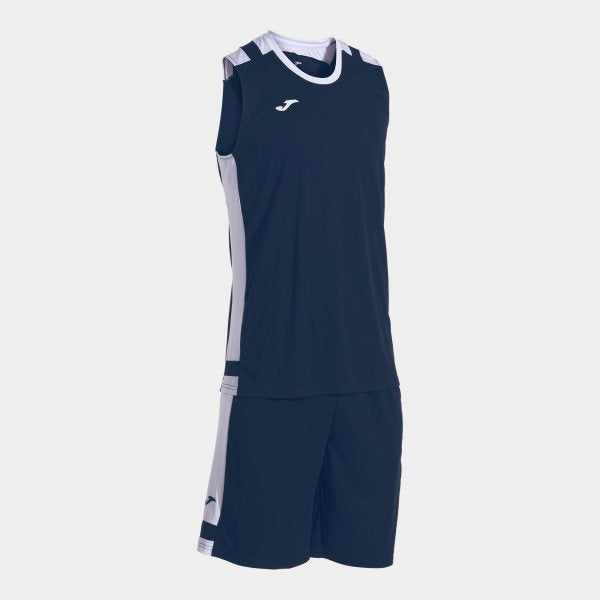 Μπασκετικό σετ LIDER BASKET SET σκούρο ναυτικό μπλε-άσπρο