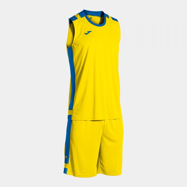 Μπασκετικό σετ LIDER BASKET SET κίτρινο γαλάζιο