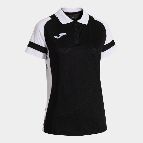 Γυναικεία μπλούζα πόλο LIDER SHORT SLEEVE POLO μαύρο λευκό