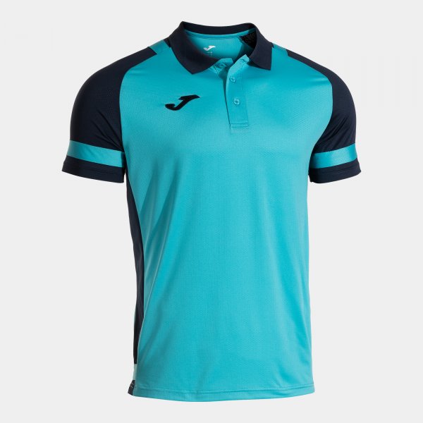 Μπλούζα πόλο LIDER SHORT SLEEVE POLO φθορίζον τιρκουάζ