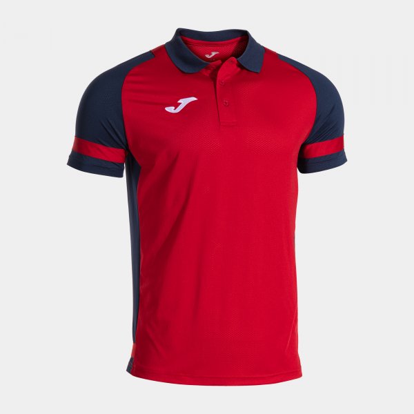 Μπλούζα πόλο LIDER SHORT SLEEVE POLO κόκκινο ναυτικό μπλε