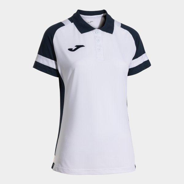 Γυναικεία μπλούζα πόλο LIDER SHORT SLEEVE POLO λευκό ναυτικό