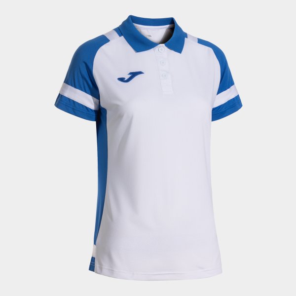 Γυναικεία μπλούζα πόλο LIDER SHORT SLEEVE POLO λευκό γαλάζιο