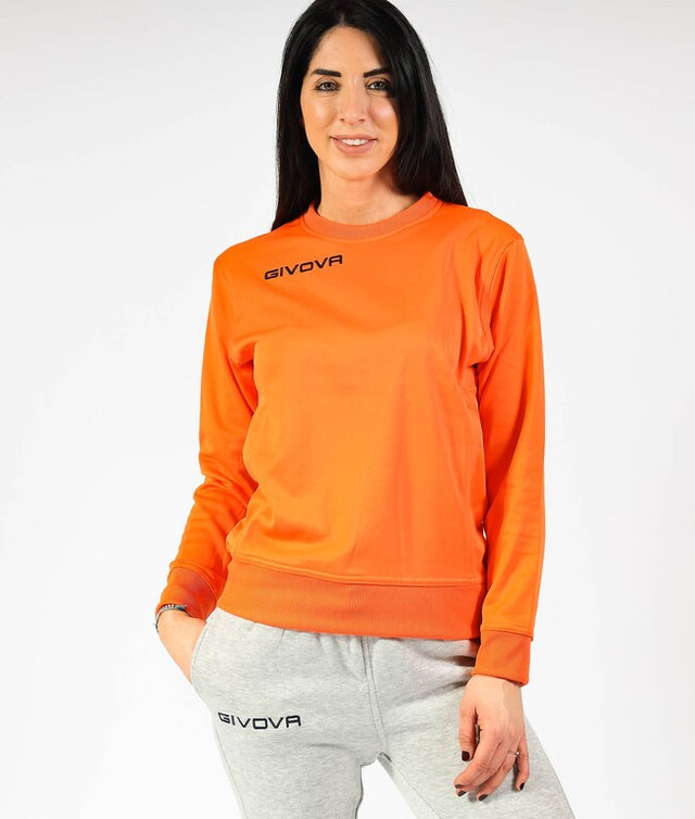 Φούτερ MAGLIA POLARFLEECE G/COLLO GIVOVA ONE πορτοκαλί