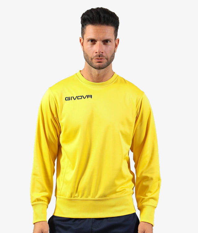 Φούτερ MAGLIA POLARFLEECE G/COLLO GIVOVA ONE κίτρινο