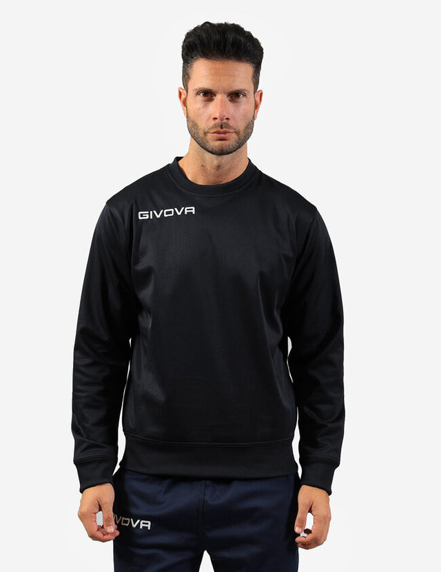 Φούτερ MAGLIA POLARFLEECE G/COLLO GIVOVA ONE μαύρο