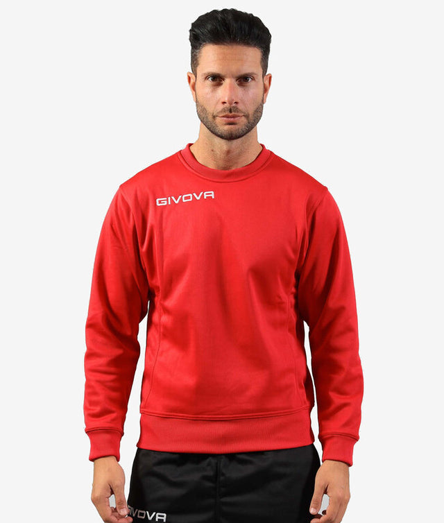 Φούτερ MAGLIA POLARFLEECE G/COLLO GIVOVA ONE κόκκινο