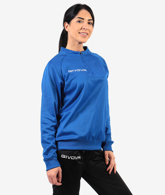 Μπουφάν MAGLIA POLARFLEECE TECNICA (HALF ZIP) 500 γαλάζιο