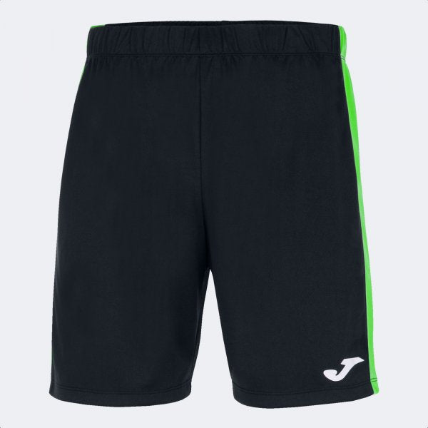 Ποδοσφαιρικό σόρτς MAXI SHORT μαύρο φθορίζον πράσινο