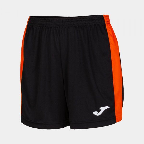 Γυναικεία ποδοσφαιρικό σόρτς MAXI SHORT μαύρο πορτοκαλί