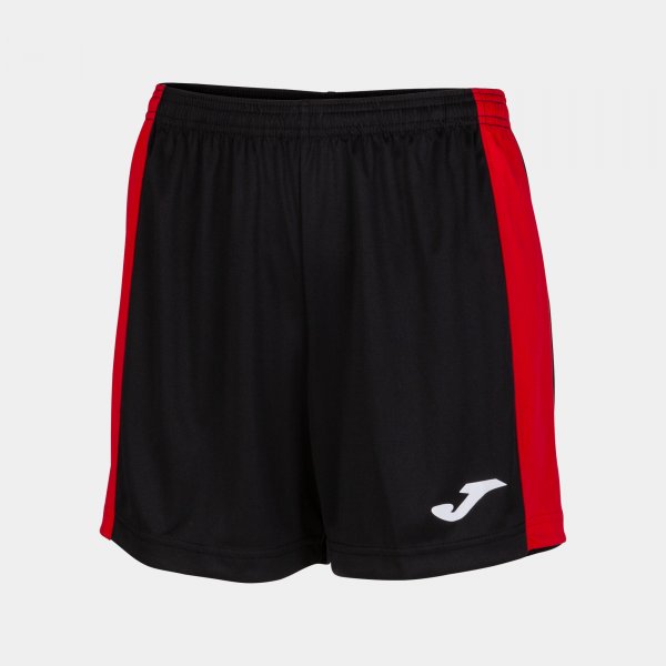 Γυναικεία ποδοσφαιρικό σόρτς MAXI SHORT μαύρο κόκκινο