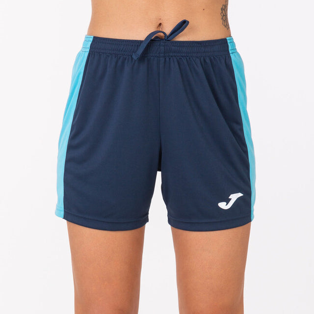 Γυναικεία ποδοσφαιρικό σόρτς MAXI SHORT ναυτικό μπλε τιρκουάζ