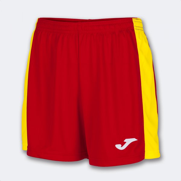Γυναικεία ποδοσφαιρικό σόρτς MAXI SHORT κόκκινο κίτρινο