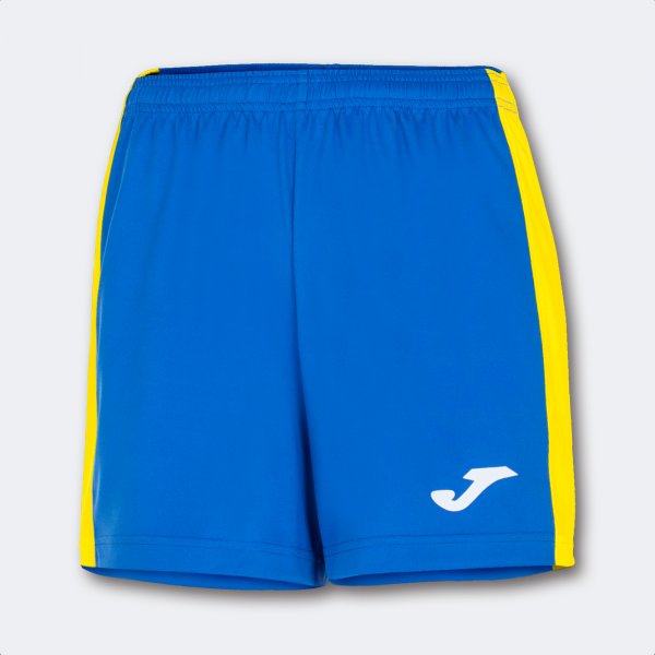 Γυναικεία ποδοσφαιρικό σόρτς MAXI SHORT γαλάζιο κίτρινο