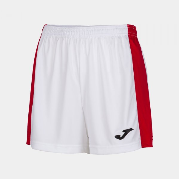 Γυναικεία ποδοσφαιρικό σόρτς MAXI SHORT λευκό κόκκινο