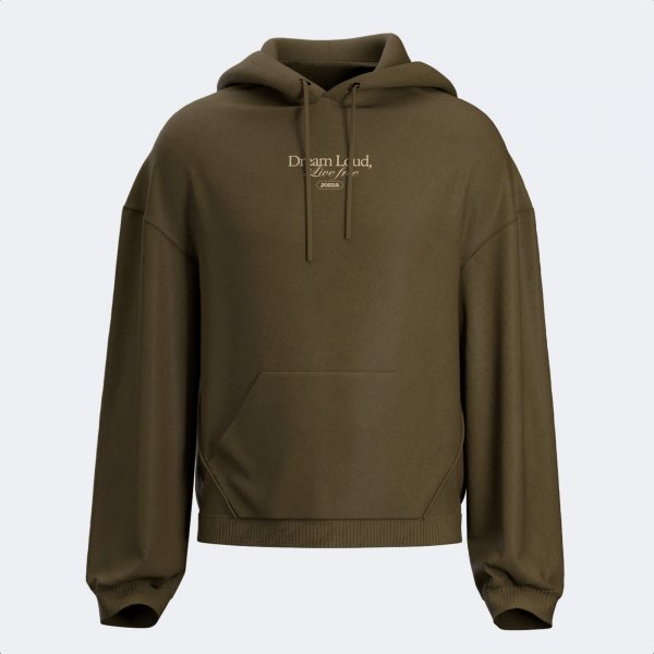 Φούτερ MIMETIC HOODIE καφέ