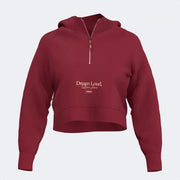 Γυναικεία φούτερ MIMETIC HOODIE DARK RED WINE