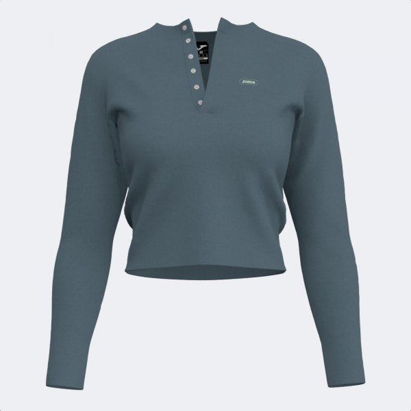 Γυναικεία μπλούζα MIMETIC LONG SLEEVE T-SHIRT μπλε - γκρι