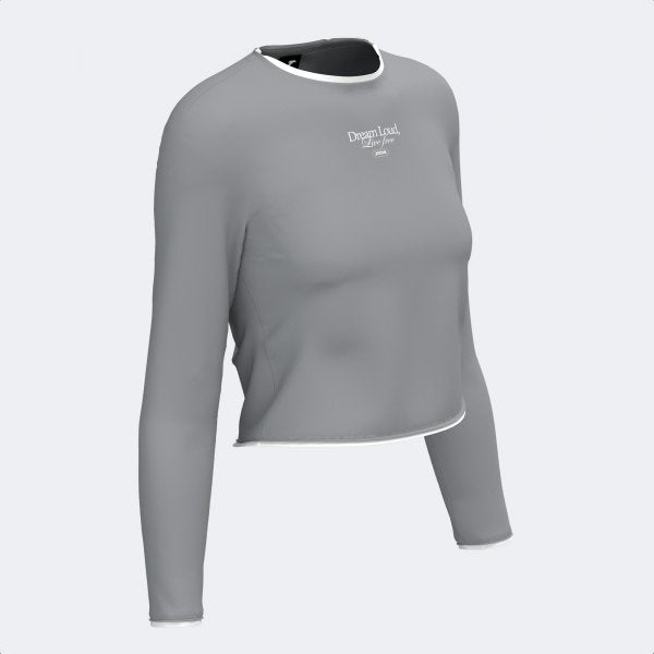 MIMETIC LONG SLEEVE T-SHIRT GRAY GREY