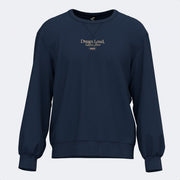 Φούτερ MIMETIC SWEATSHIRT ναυτικό μπλε