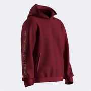 Φούτερ MIMETIC ZIP-UP HOODIE κόκκινο