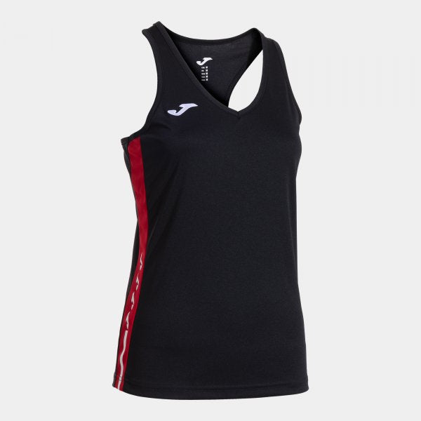 Γυναικεία αθλητικό φανελάκι OLIMPIADA TANK TOP μαύρο κόκκινο