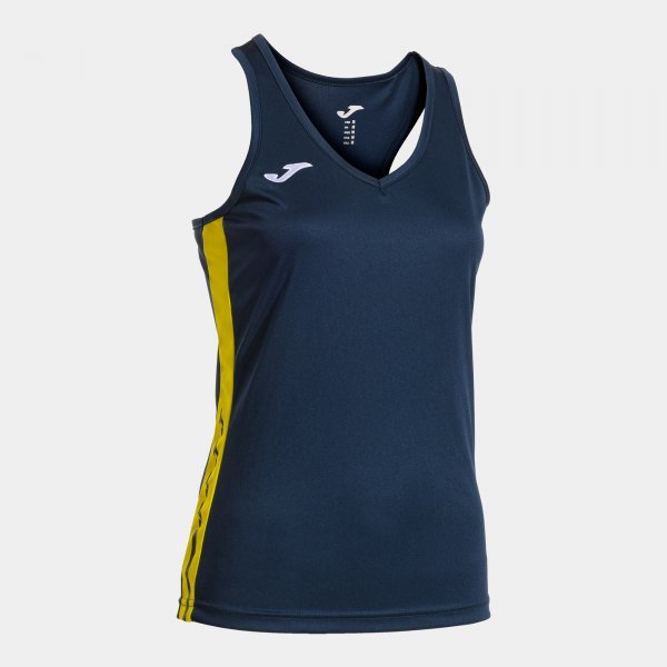 Γυναικεία αθλητικό φανελάκι OLIMPIADA TANK TOP ναυτικό μπλε κίτρινο