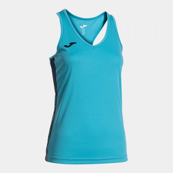 Γυναικεία αθλητικό φανελάκι OLIMPIADA TANK TOP φθορίζον τιρκουάζ