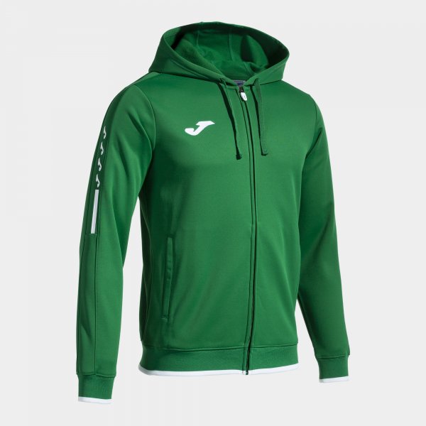 Φούτερ με κουκούλα OLIMPIADA ZIP-UP HOODIE πράσινο