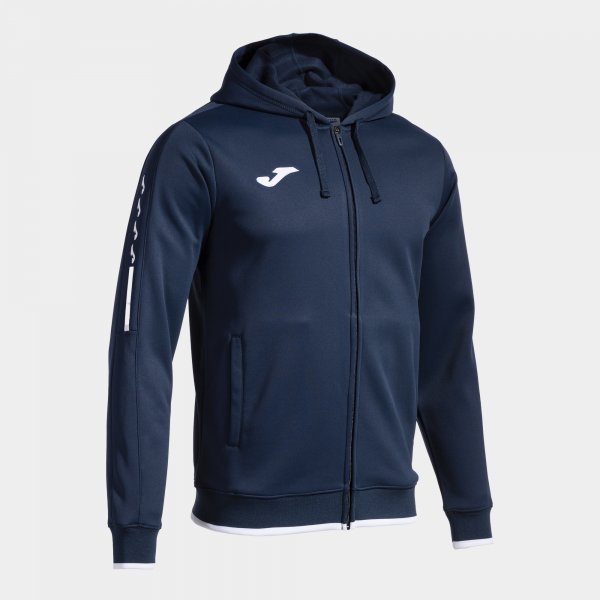 Φούτερ με κουκούλα OLIMPIADA ZIP-UP HOODIE ναυτικό μπλε