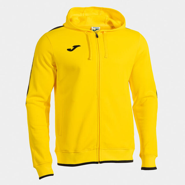 Φούτερ με κουκούλα OLIMPIADA ZIP-UP HOODIE κίτρινο μαύρο