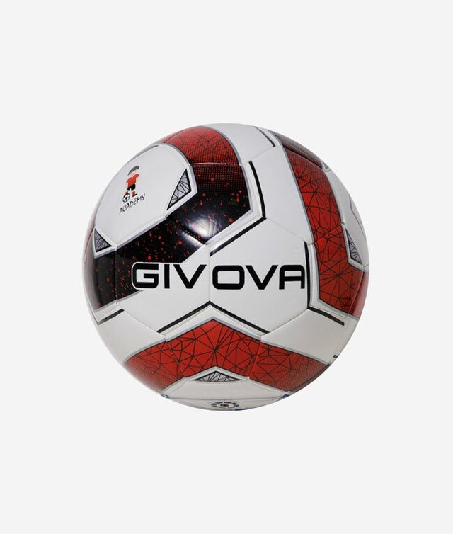 Μπάλα PALLONE ACADEMY SCHOOL μαύρο-κόκκινο