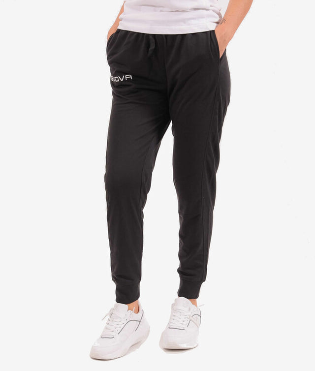 Φόρμα PANTA COTONE KING LOGO SMALL μαύρο