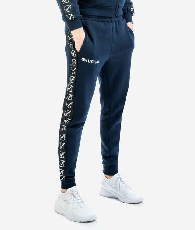 Φόρμα PANTALONE FELPA BAND μπλε