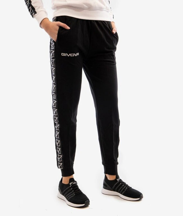 Φόρμα PANTALONE TERRY BAND μαύρο