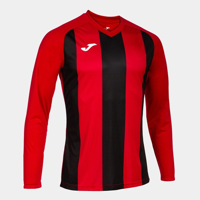 PISA II LONG SLEEVE T-SHIRT RED BLACK RED-BLACK