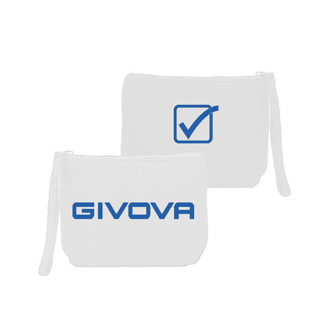 Τσάντα POCHETTE NEOPRENE 19*15*6 λευκό-τιρκουάζ
