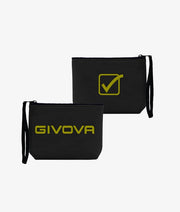 POCHETTE NEOPRENE 19*15*6 NERO/ORO
