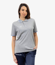 Μπλούζα πόλο POLO COTONE PIQUET ACTION γκρι
