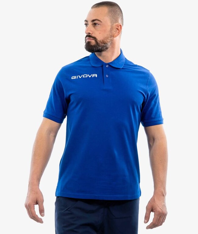Μπλούζα πόλο POLO COTONE PIQUET SUMMER γαλάζιο