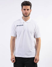 Μπλούζα πόλο POLO COTONE PIQUET SUMMER λευκό