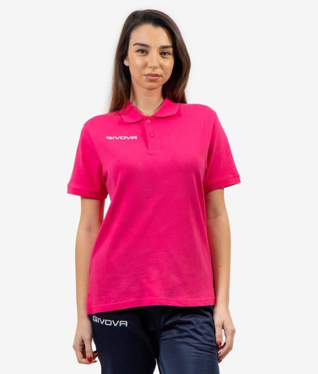 Μπλούζα πόλο POLO COTONE PIQUET SUMMER φούξια