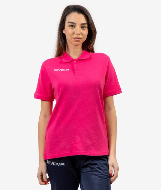 Μπλούζα πόλο POLO COTONE PIQUET SUMMER φούξια